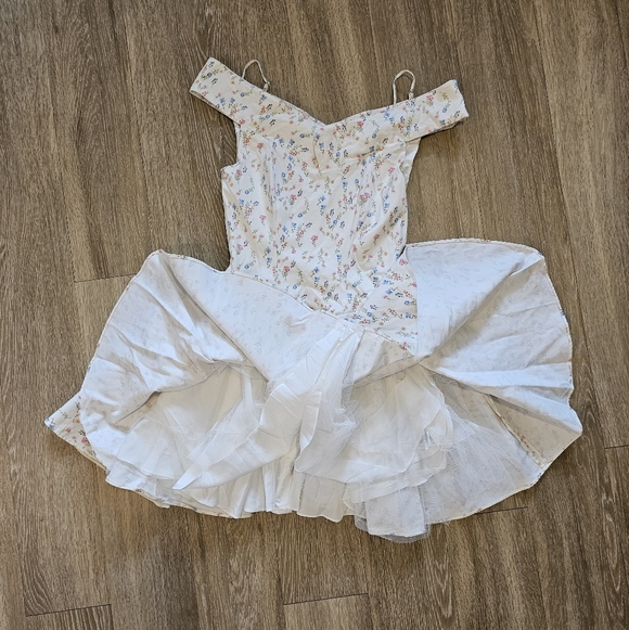 House of CB ‘Elida’ White Posy Print Corset Mini Dress ♡ - Picture 7 of 12